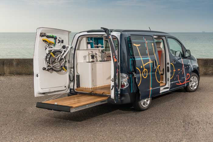 Nissan’s e-NV200 WORKSPACe