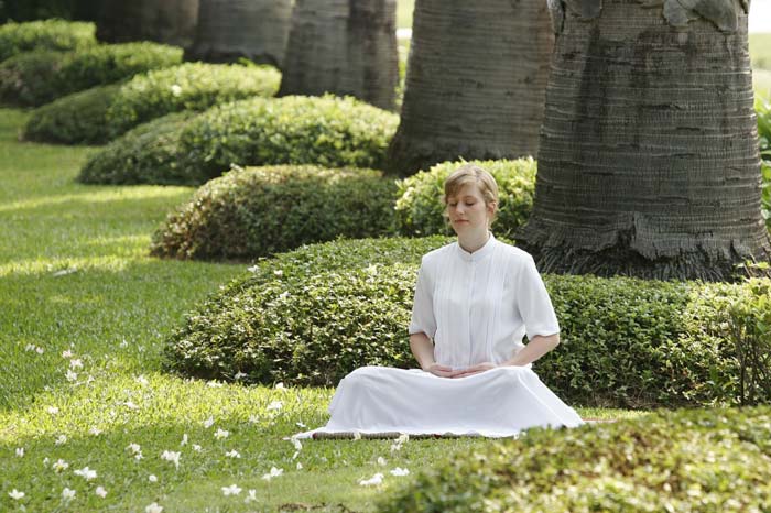 Meditating in the Garden